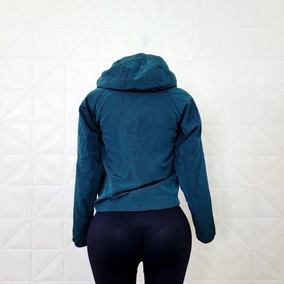 Lululemon Women's Dark Teal Lightweight Insulated Full-Zip Hiking Jacket Size 6 - Picture 5 of 9